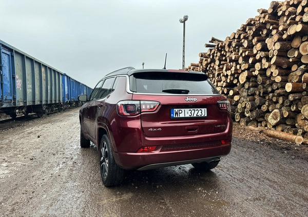 Jeep Compass cena 129000 przebieg: 7800, rok produkcji 2022 z Grajewo małe 211